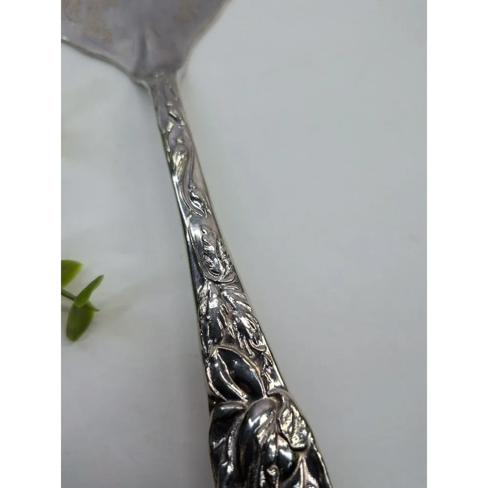 🇮🇹Vtg Antique Cake Serving Knife Silverplated Wedding Server Italy Heirloom 12